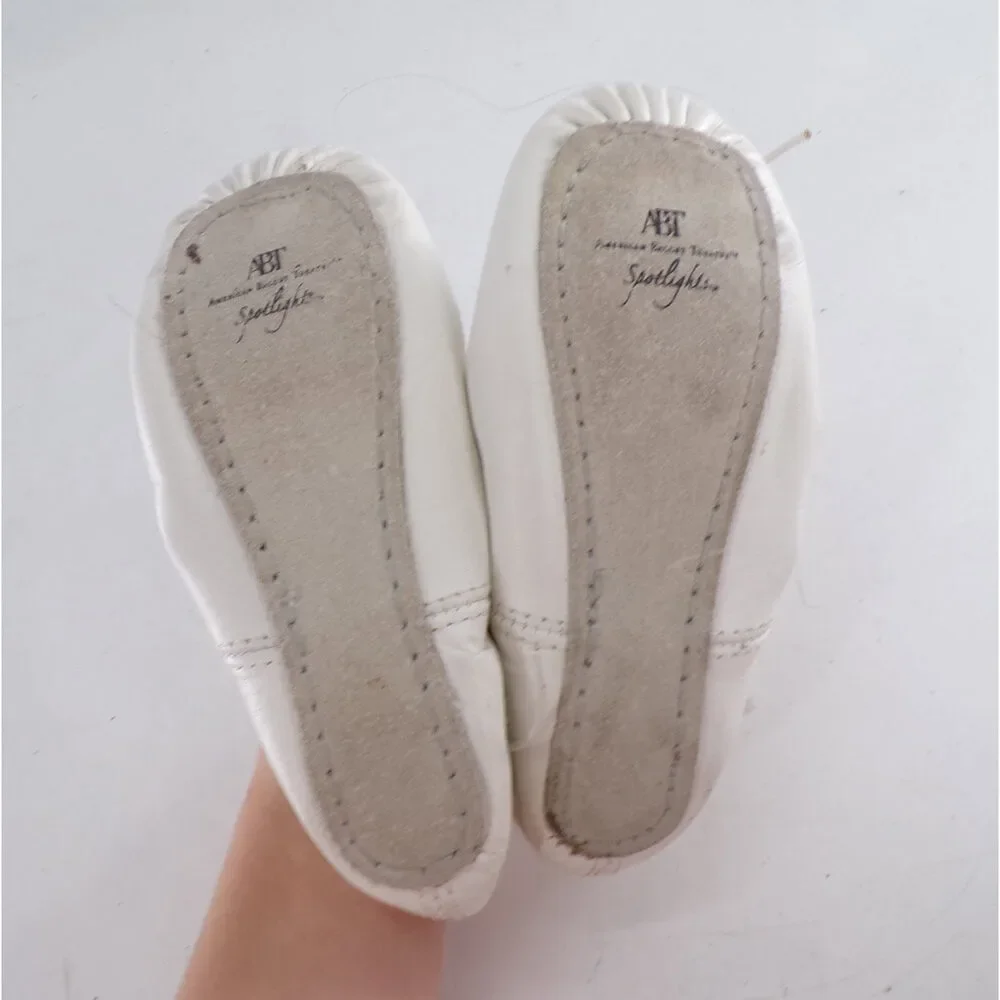 Pre-Owned Dance Ballet Shoes ABT Little Kids 10.5M Leather Single Strap Full So